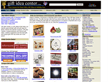 Tablet Screenshot of giftideacenter.com